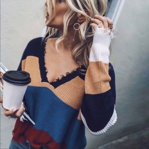 stripped vici sweater